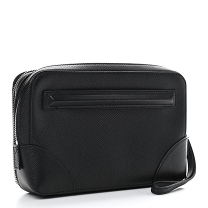 Givenchy Textured Calfskin Clutch Black 3 of 9