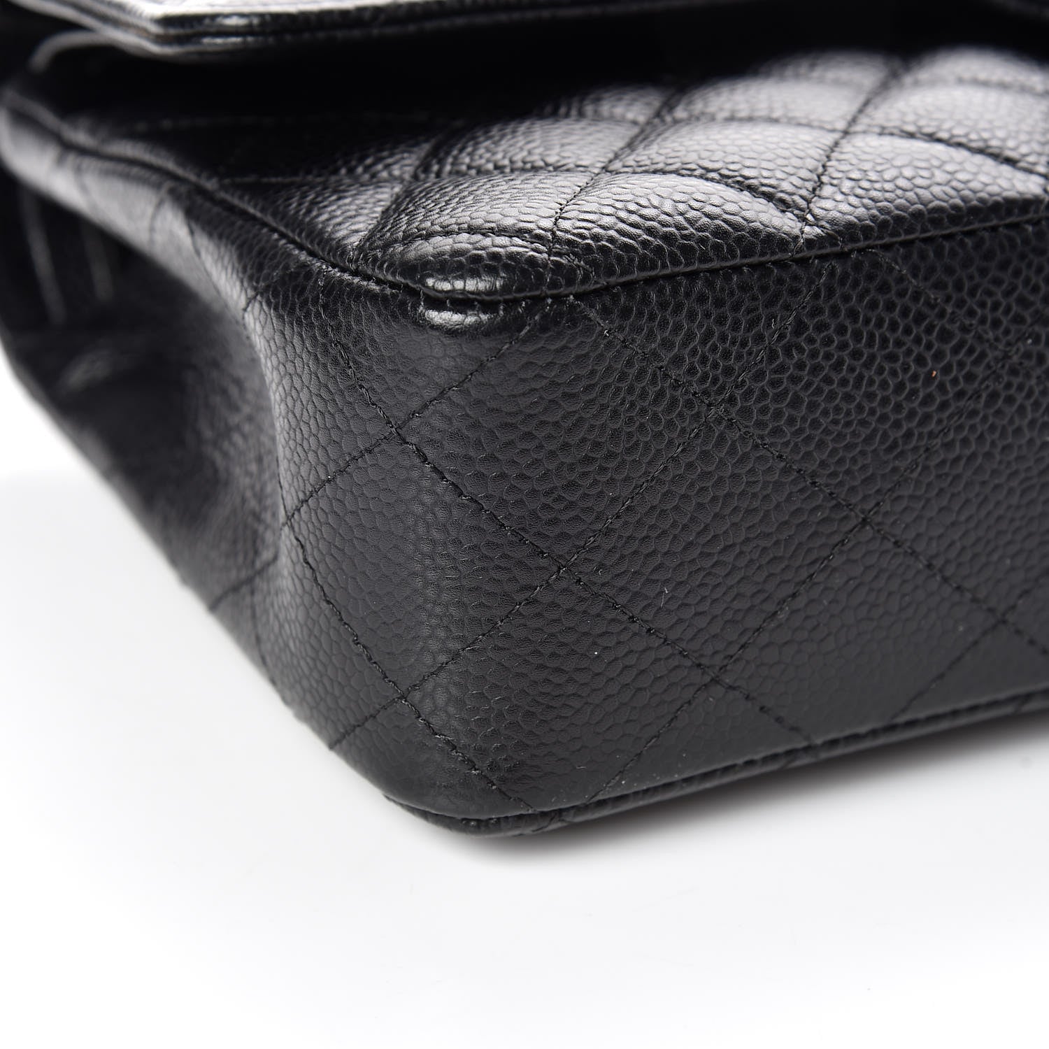 Chanel Caviar Quilted Medium Double Flap Black 6 of 18