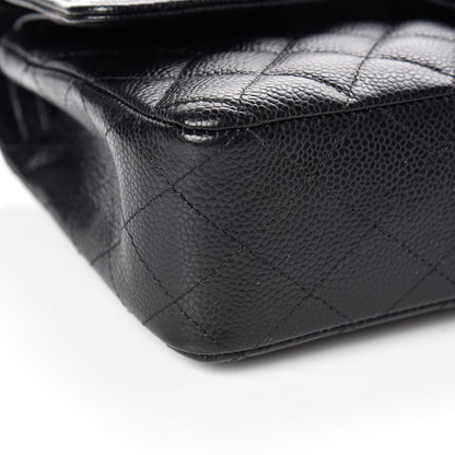 Chanel Caviar Quilted Medium Double Flap Black 6 of 18