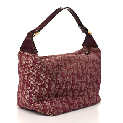 Christian Dior Monogram Shoulder Bag Pochette Burgundy 5 of 29