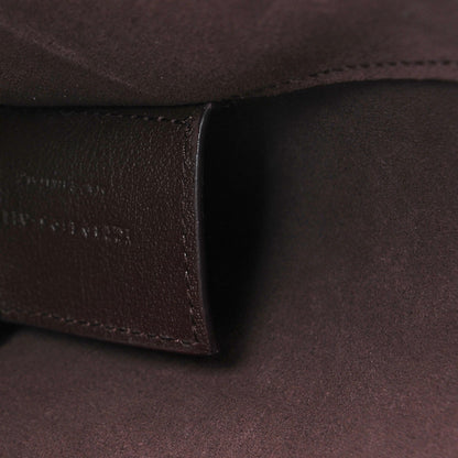 Saint Laurent Calfskin Large Shopping Tote Bordeaux 8 of 9