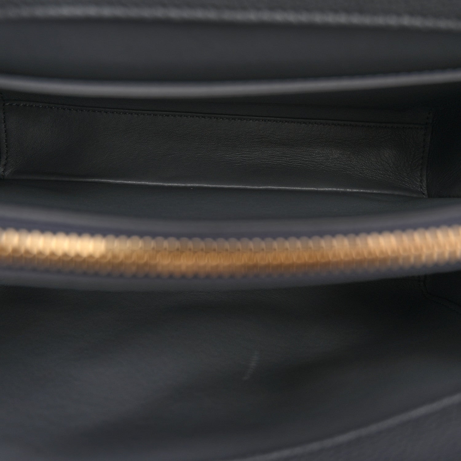Celine Grained Calfskin Small 16 Top Handle Bag Storm 5 of 13