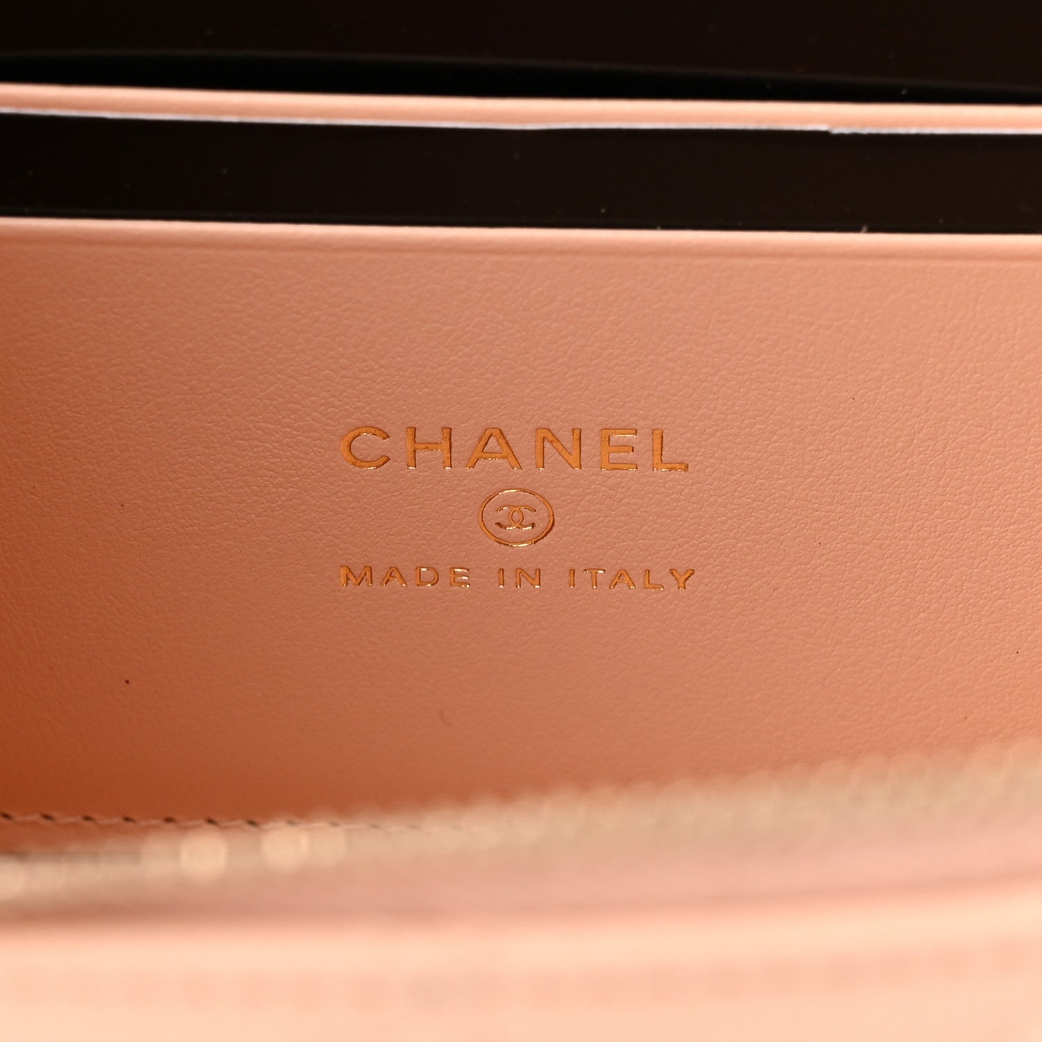 Chanel Caviar Quilted Small Vanity Case With Chain Light Beige 7 of 12