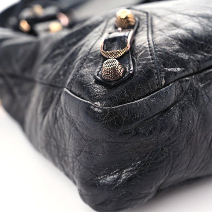 Balenciaga Agneau Giant 12 Rose Gold Hardware Town Black 4 of 18
