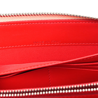 Christian Louboutin Calfskin Panettone Spiked Zip Around Wallet Light Pink 7 of 9