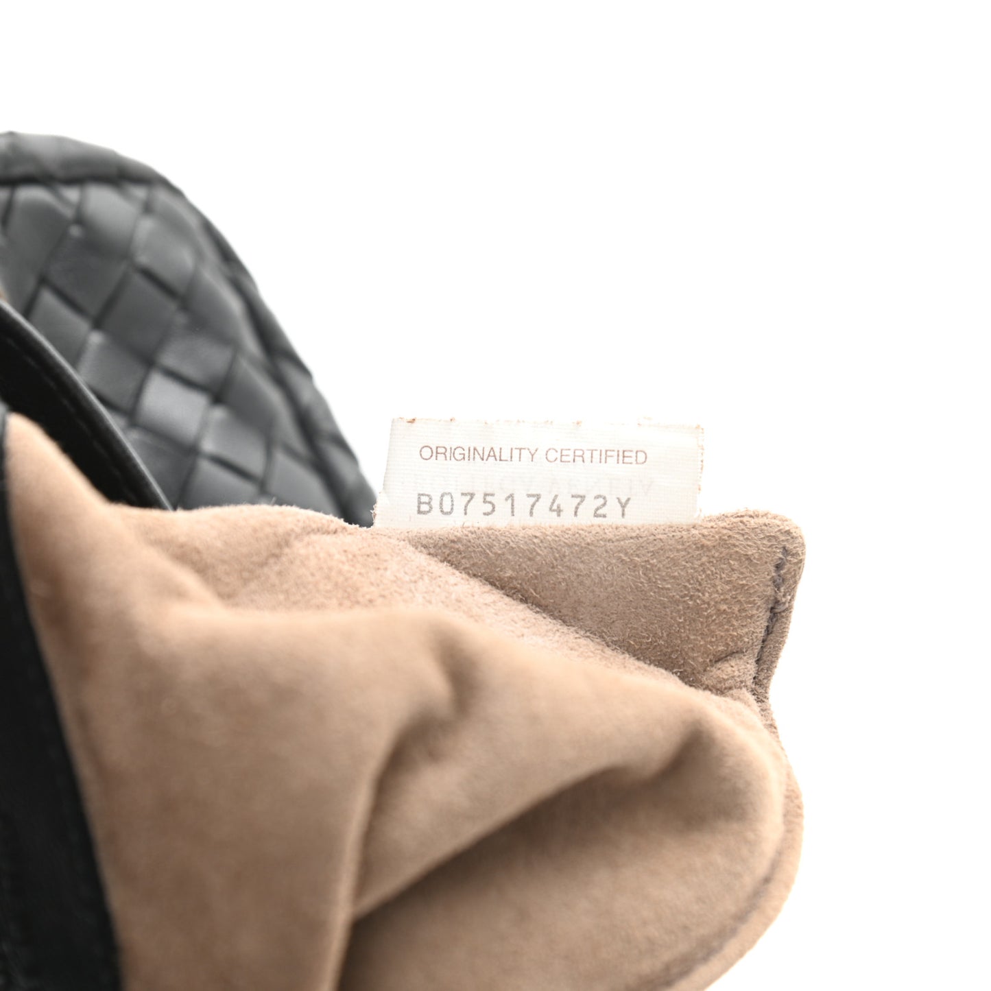 Nappa Intrecciato Small Chain Crossbody Black