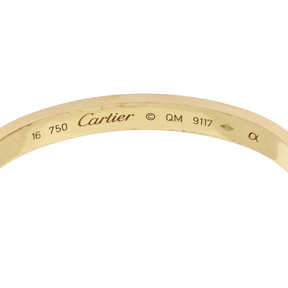 Cartier 18K Yellow Gold LOVE Bracelet 16 6 of 9