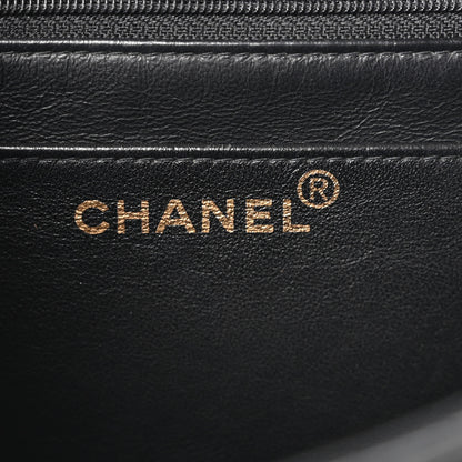 Chanel Lambskin Quilted XL Jumbo Single Flap Black 7 of 11