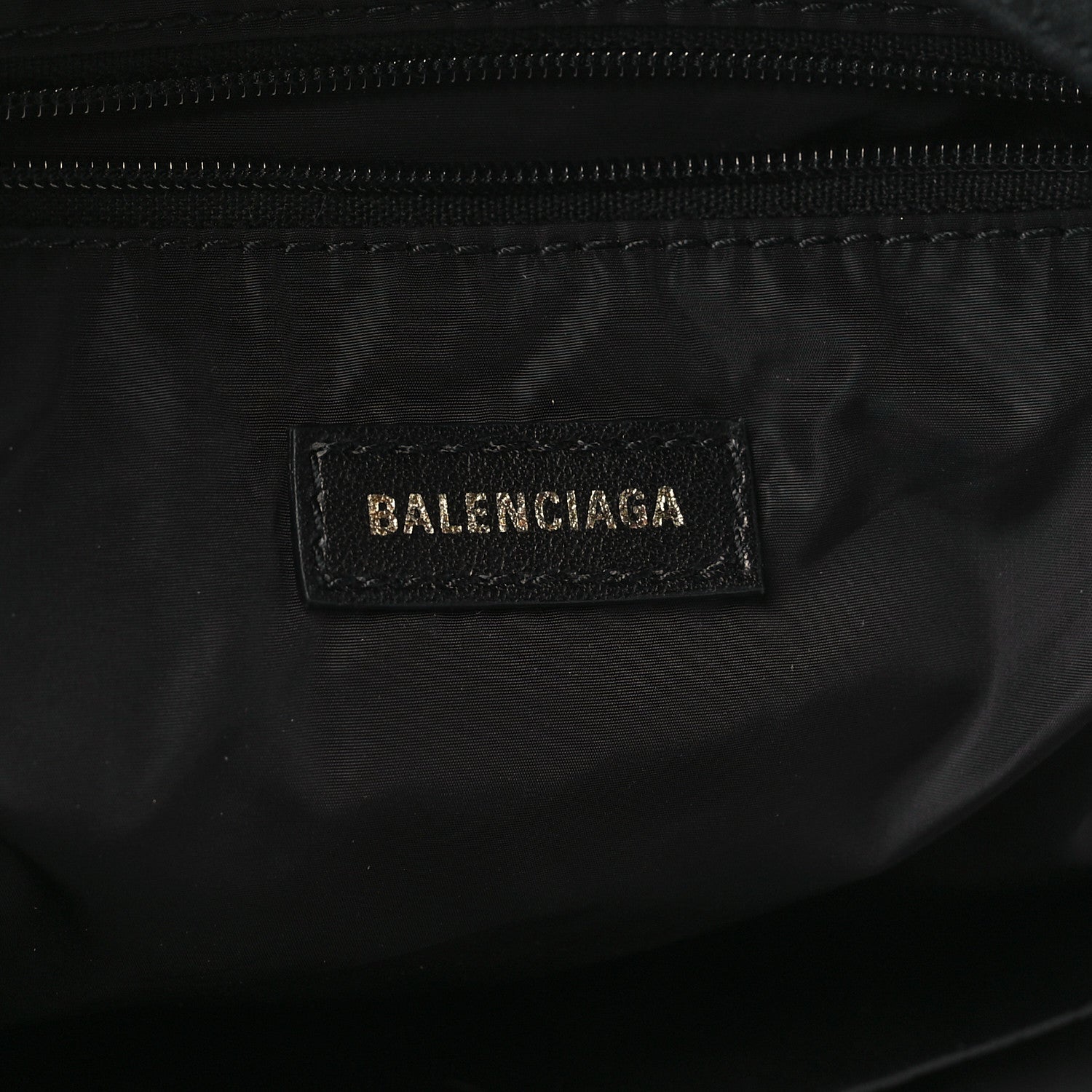 Balenciaga Sport Nylon Logo Embroidered S Wheel Backpack Black 6 of 9