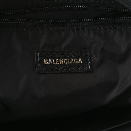 Balenciaga Sport Nylon Logo Embroidered S Wheel Backpack Black 6 of 9