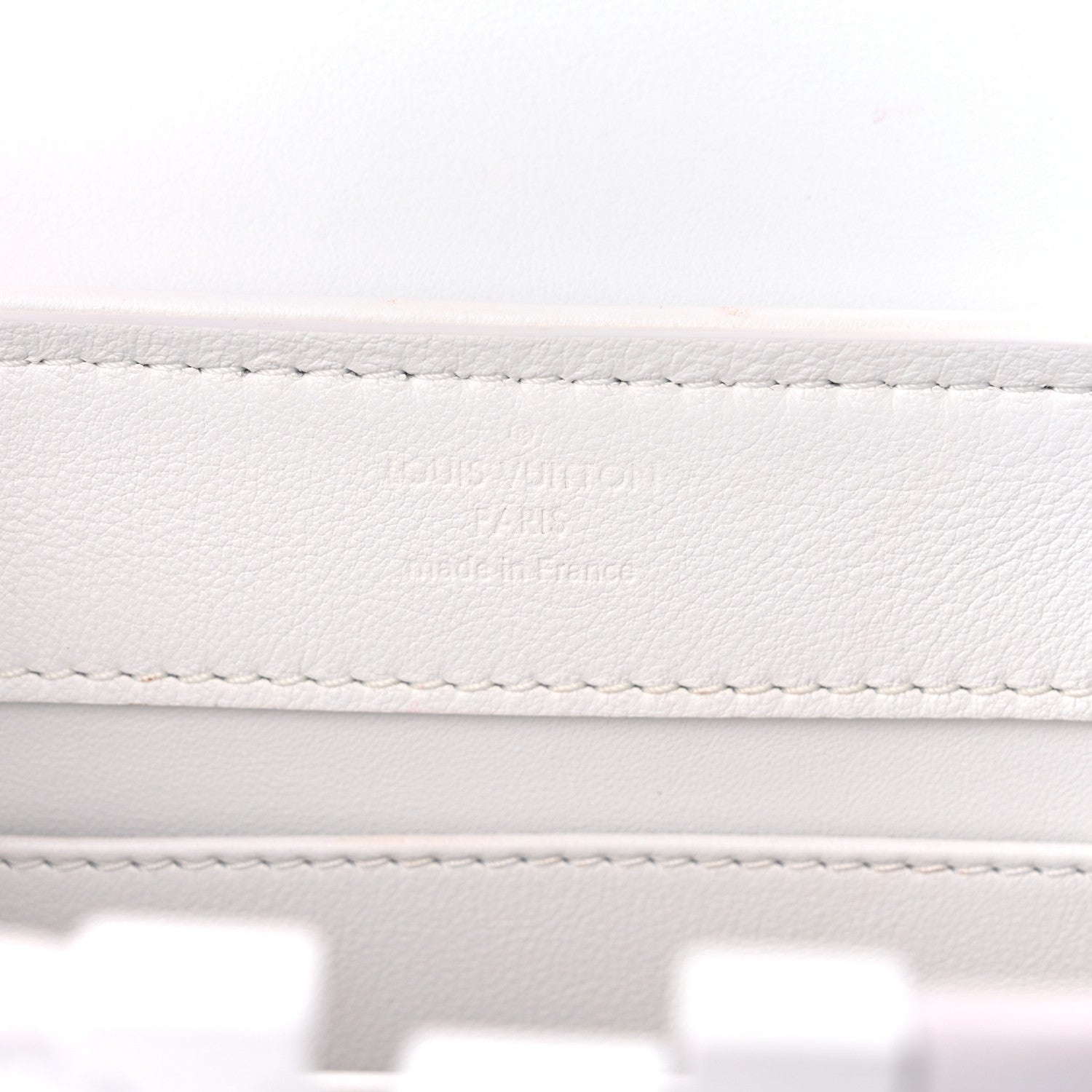 Louis Vuitton Swarovski Calfskin Capucines Mini White 6 of 18