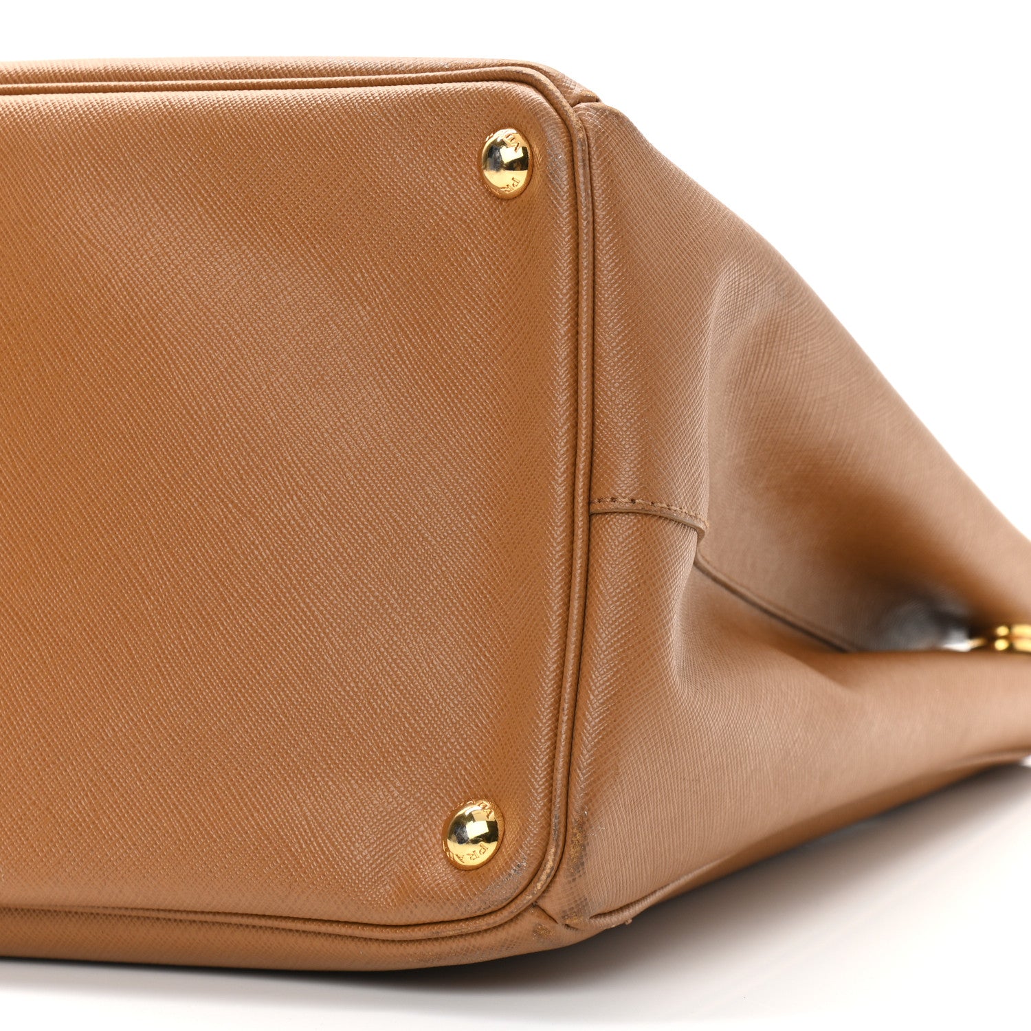 Prada Saffiano Lux Large Tote Caramel 9 of 13