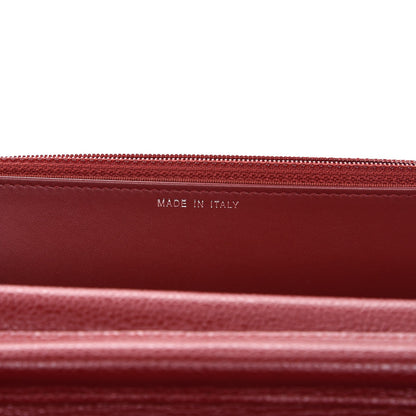 Chanel Caviar Quilted Wallet on Chain WOC Red 16 of 18