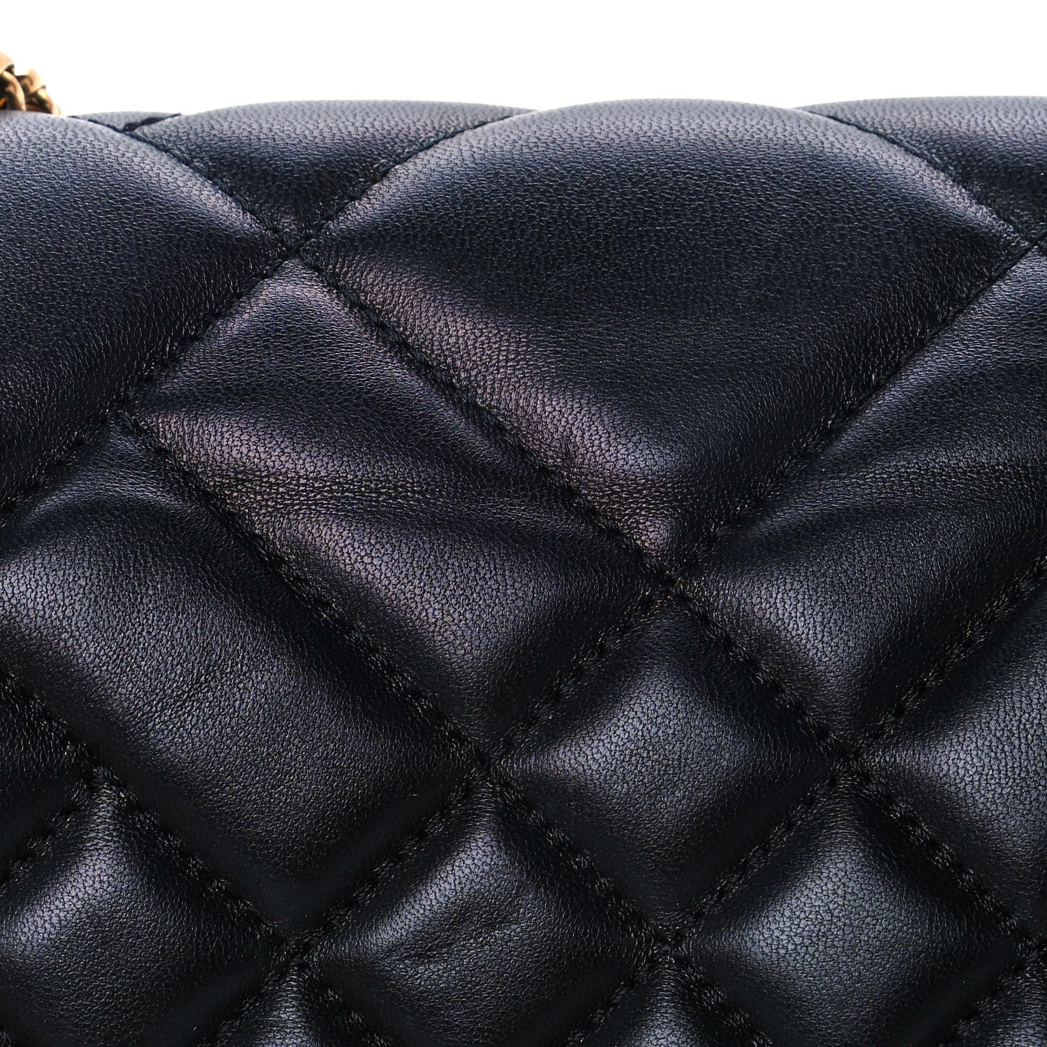 Versace Nappa Quilted Icon Shoulder Bag Black 13 of 15