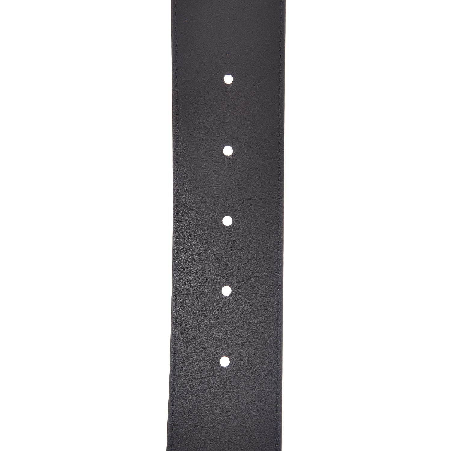 Gucci Textured Calfskin Double G 40mm Belt 80 32 Dark Cocoa 7 of 7