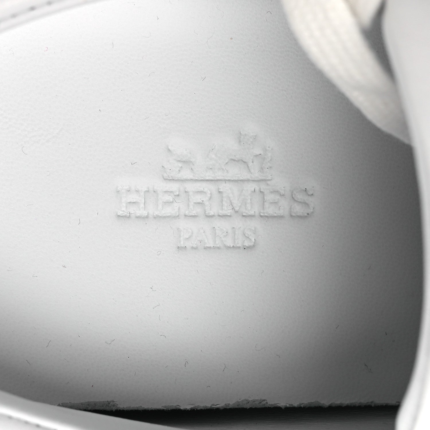 Hermes Calfskin Womens Happy Sneakers 38 White 9 of 12