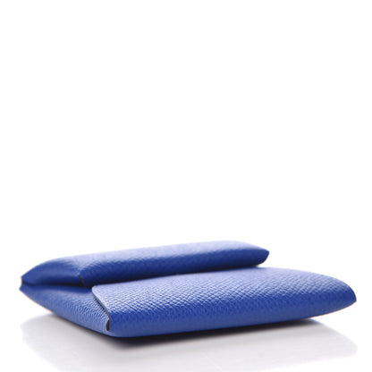 Hermes Epsom Bastia Coin Purse Bleu Electrique 4 of 7