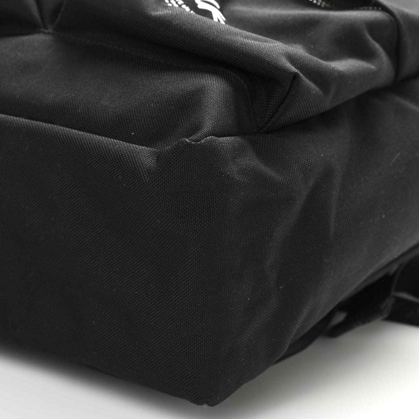 Canvas Quote Backpack Black