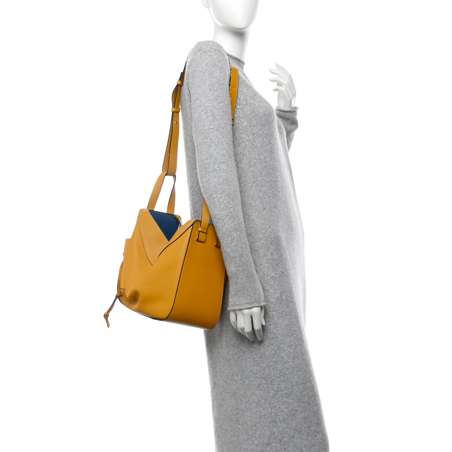 Loewe Calfskin Small Hammock Shoulder Bag Yellow 2 of 11