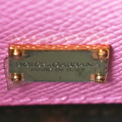 Dolce & Gabbana Dauphine Small Miss Sicily Satchel Pink 6 of 8