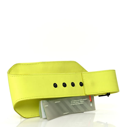 Off-White Calfskin Embossed Leg Pouch Fluo Yellow 2 of 12