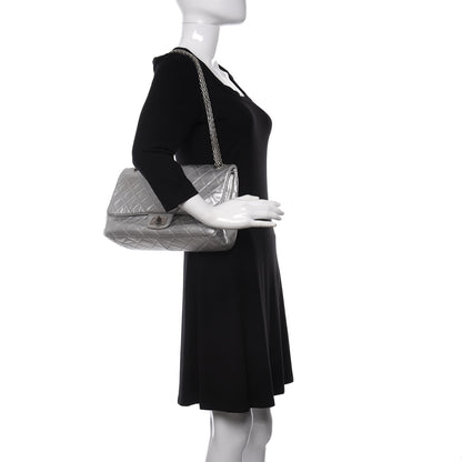 Chanel Metallic Lambskin Quilted 2.55 Reissue 227 Flap Silver 2 of 11