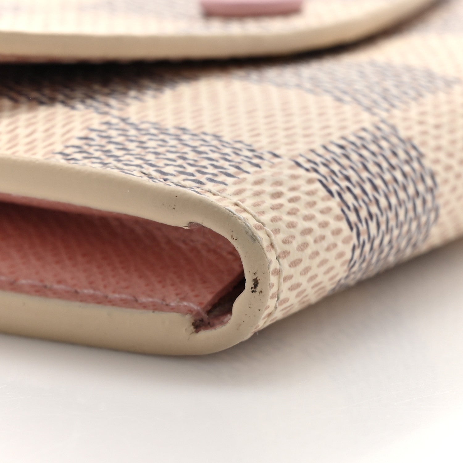 Louis Vuitton Damier Azur Rosalie Coin Purse Rose Ballerine 10 of 11