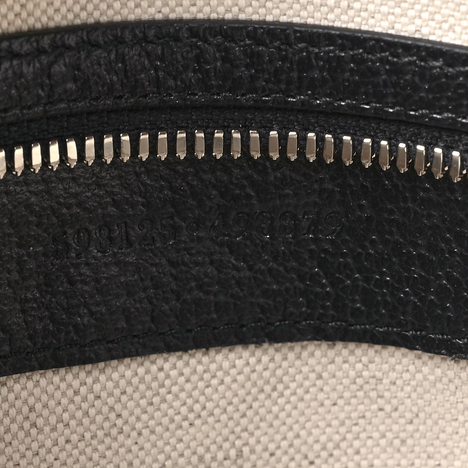 Gucci GG Supreme Monogram Textured Dollar Calfskin Web Small Ophidia Half Moon Hobo Beige Blue 6 of 11