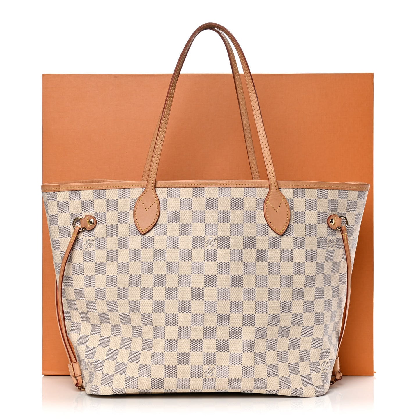 Damier Azur Neo Neverfull MM Rose Ballerine