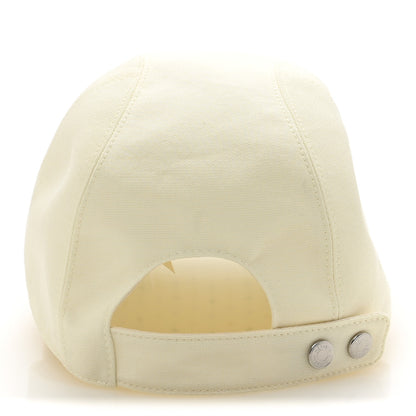 Hermes Cotton Davis Pois Medor Cap 58 Ecru 6 of 9
