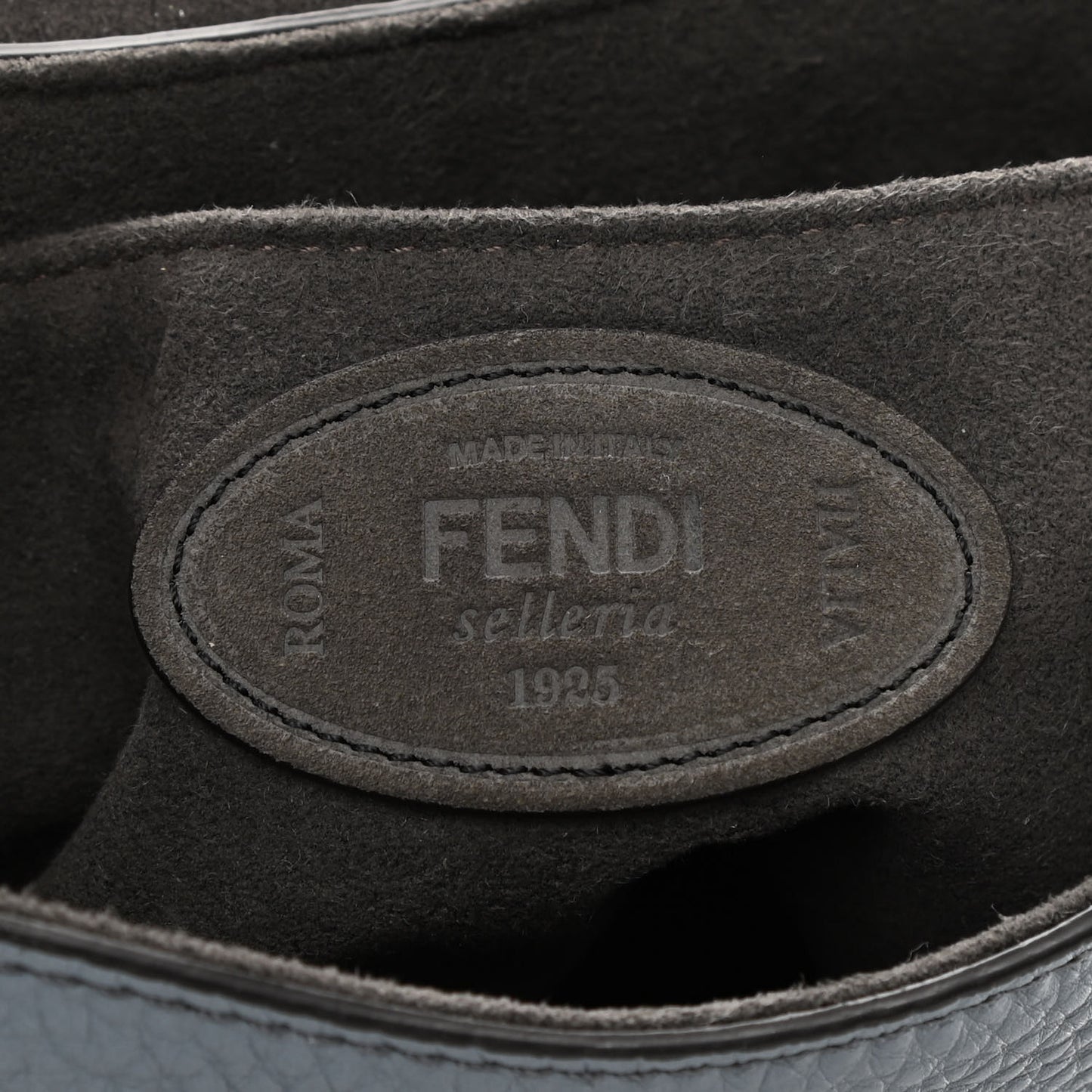 Cuoio Romano Selleria Seville Canvas Round Saddle Bag Nube Grezzo