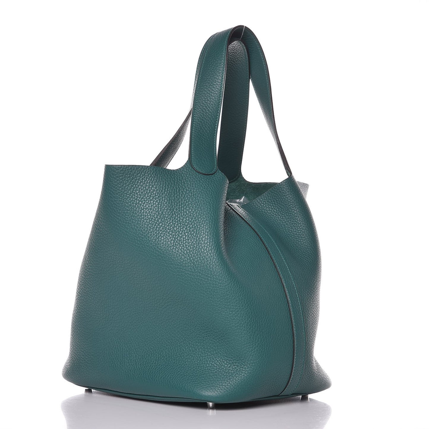 Taurillon Clemence Picotin Lock 26 GM Malachite