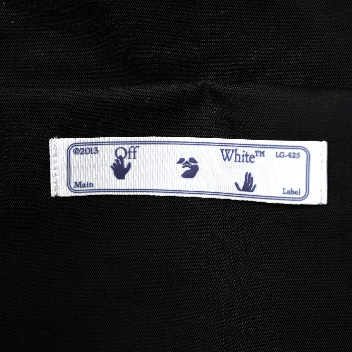Nylon Logo Backpack Black