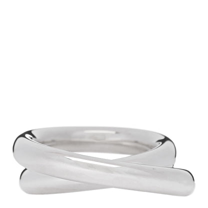 Hermes Sterling Silver MM Vertige Ring 55 7.25 1 of 5
