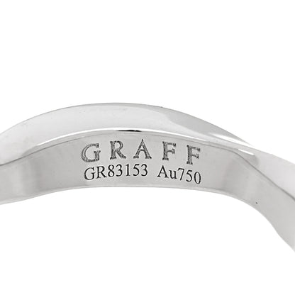 Graff 18K White Gold 3.5mm Laurence Graff Spiral Band Ring 47 4 4 of 6