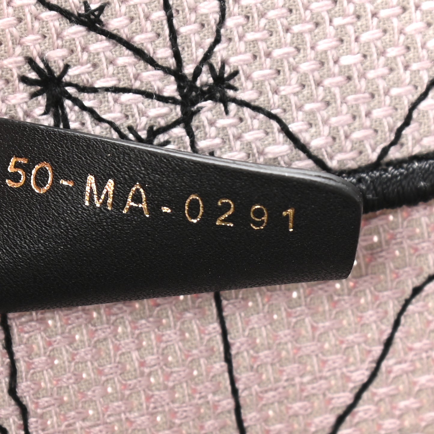 Canvas Embroidered Medium Zodiac Book Tote Latte Multicolor