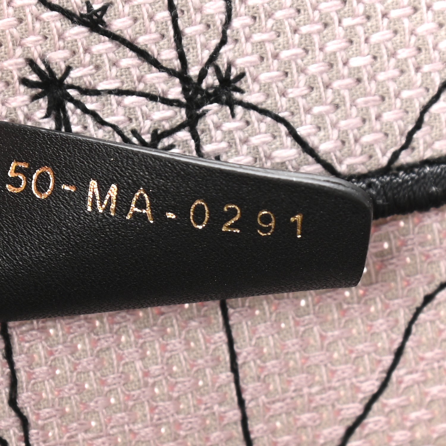 Christian Dior Canvas Embroidered Medium Zodiac Book Tote Latte Multicolor 7 of 9