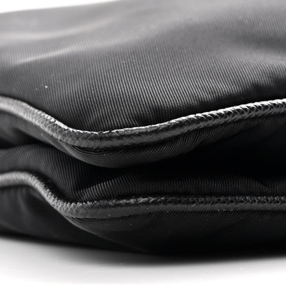 Prada Re-Nylon Saffiano Re-Edition 2000 Double Zip Crossbody Bag Black 9 of 10