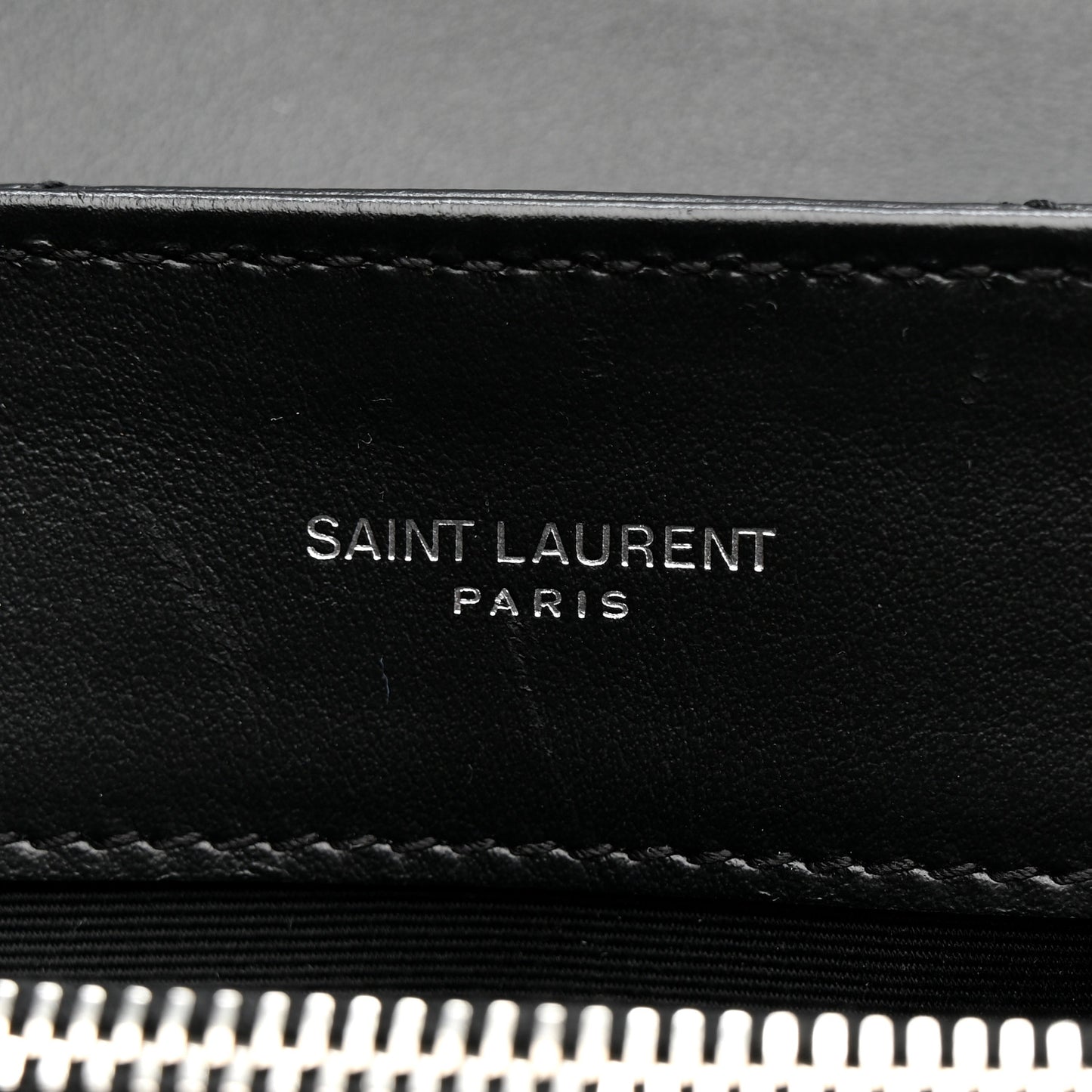 Calfskin Y Quilted Monogram Small Loulou Chain Satchel Black