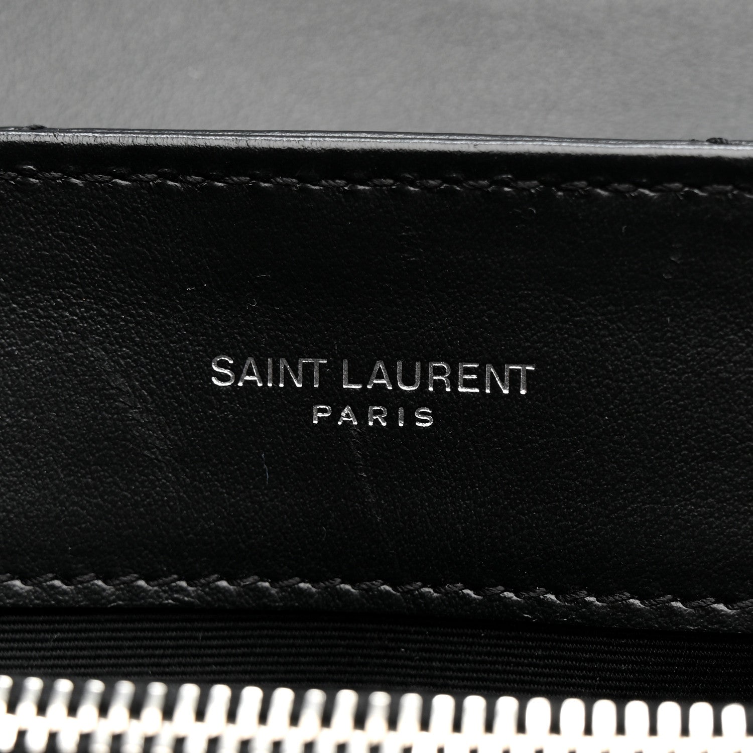 Saint Laurent Calfskin Y Quilted Monogram Small Loulou Chain Satchel Black 6 of 14