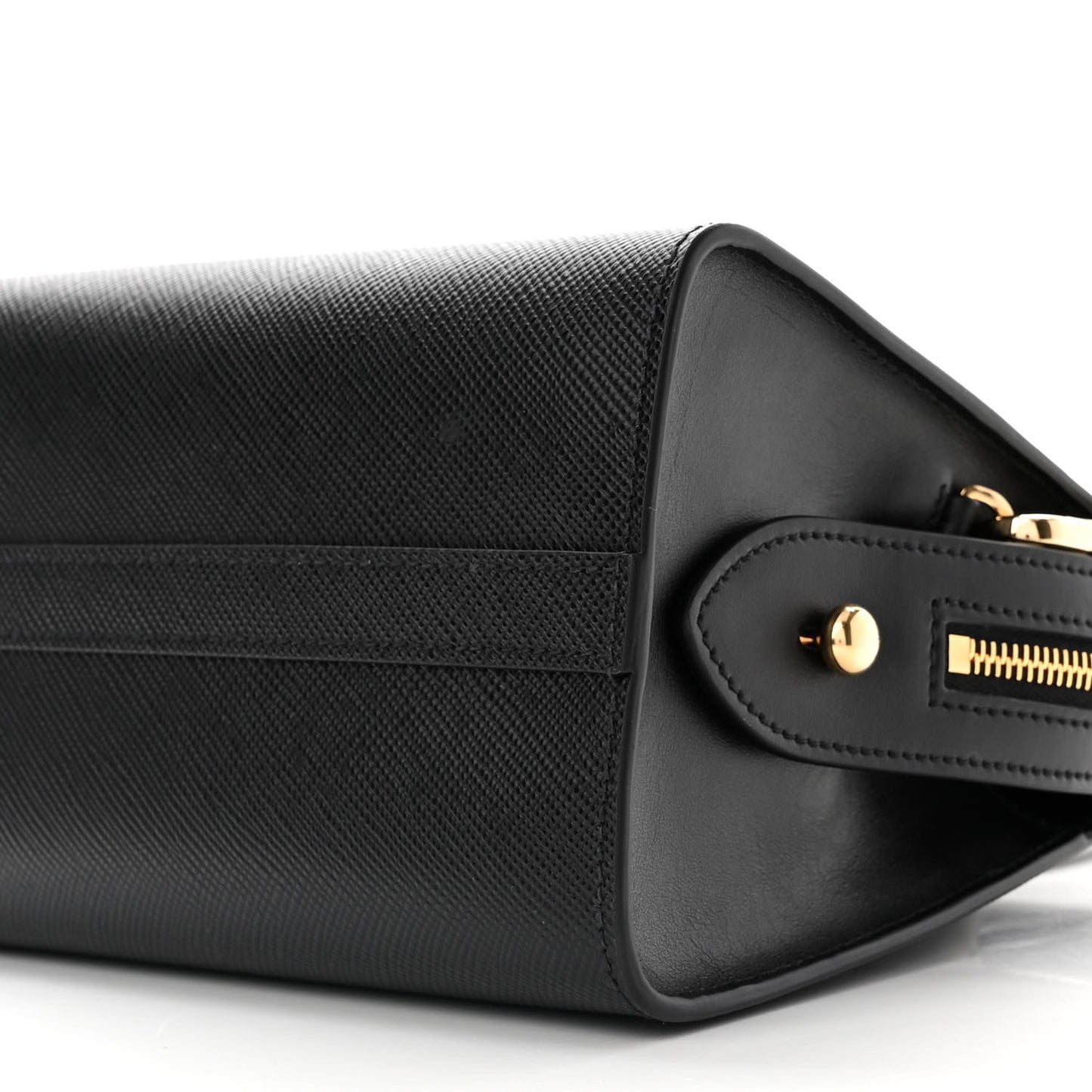 Saffiano Cuir Calfskin Small Kristen Black