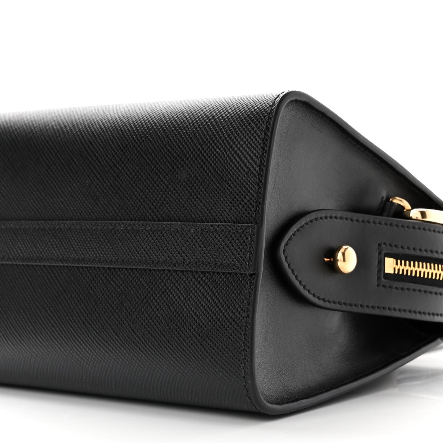 Prada Saffiano Cuir Calfskin Small Kristen Black 10 of 10