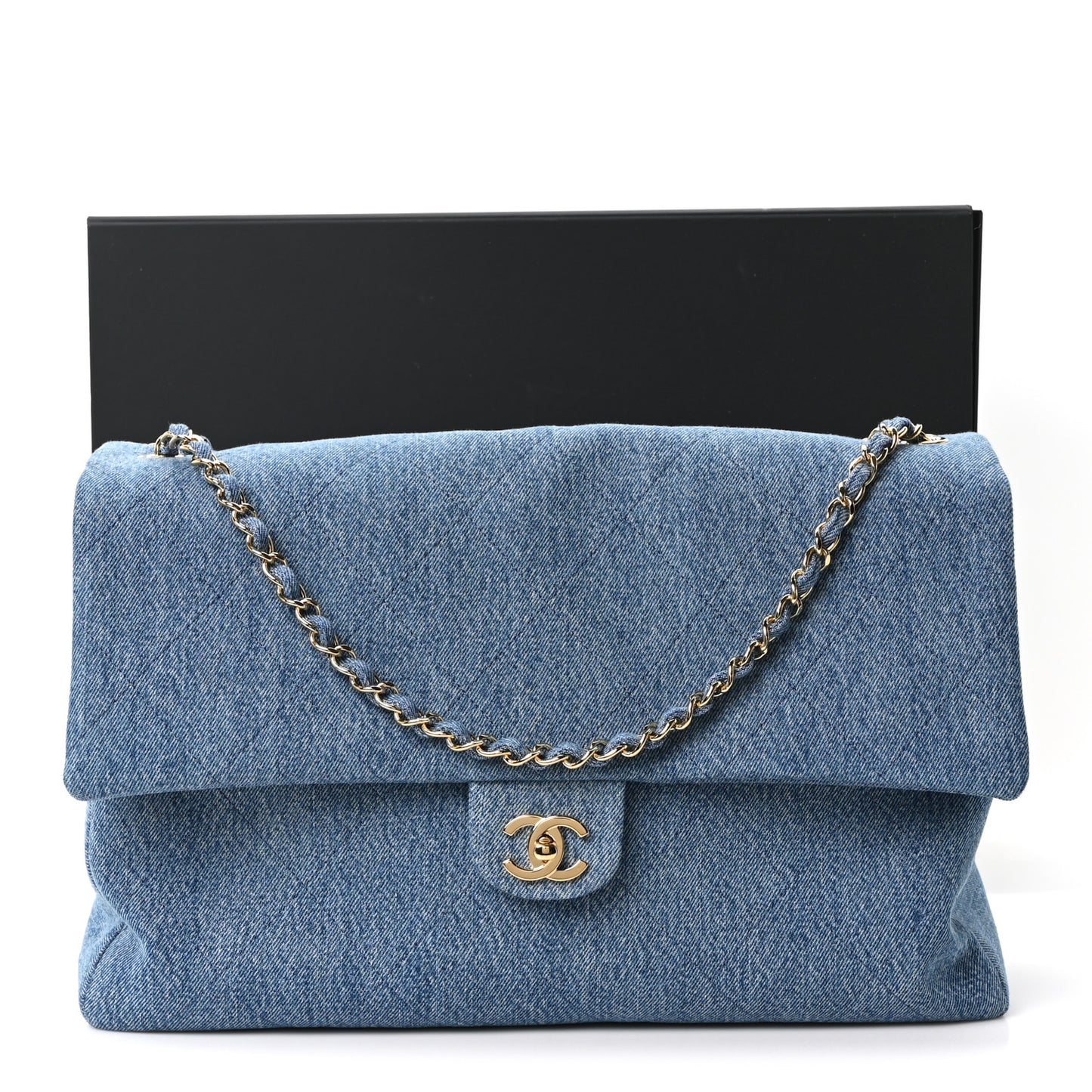 Denim Souplissimo Maxi Flap Blue