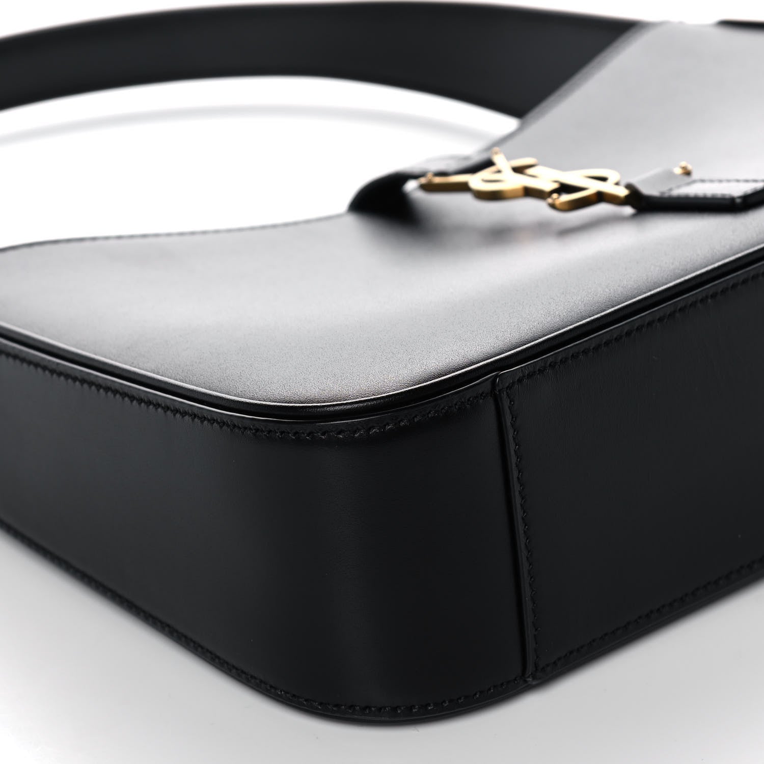 Saint Laurent Smooth Calfskin Le 5 A 7 Hobo Black 9 of 10