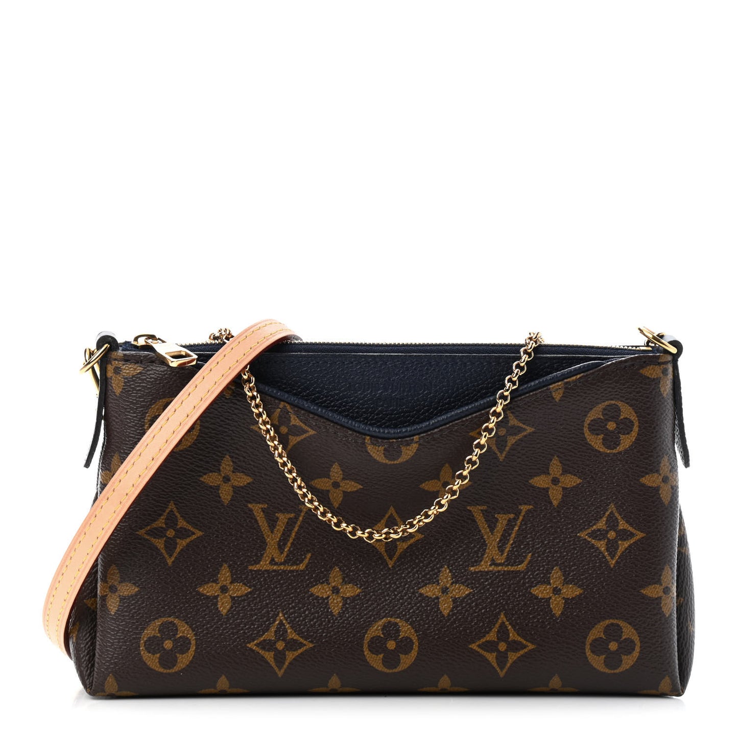 Monogram Pallas Clutch Blue Marine