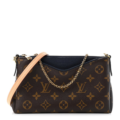 Louis Vuitton Monogram Pallas Clutch Blue Marine 1 of 9