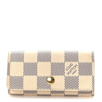 Louis Vuitton Damier Azur Multicles 4 Key Holder 1 of 8