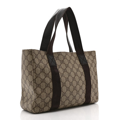 Gucci GG Plus Monogram Small Tote Dark Brown 3 of 10