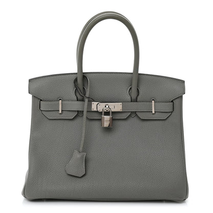 Hermes Togo BIRKIN 30 Gris Mouette 1 of 13