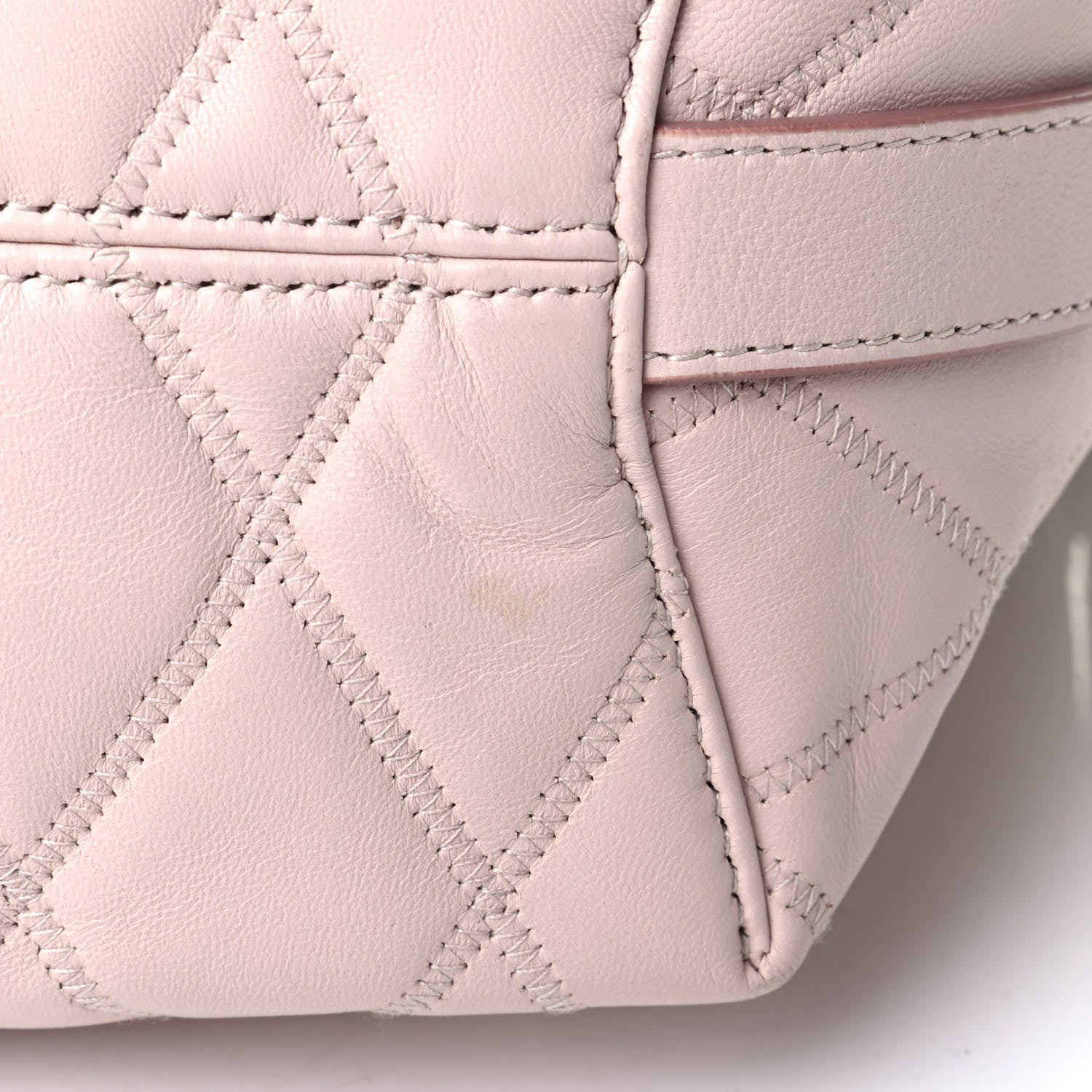 Givenchy Lambskin Quilted Mini GV Bucket Bag Pink 6 of 6